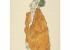 Egon Schiele, Selbstbildnis in oranger Jacke, 1913